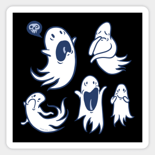 Spooky Cute Ghost Art Magnet